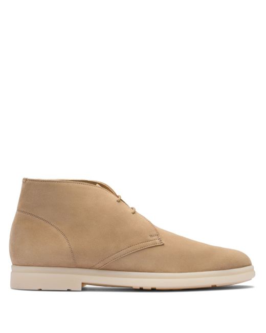 Church's lace-up suede boots