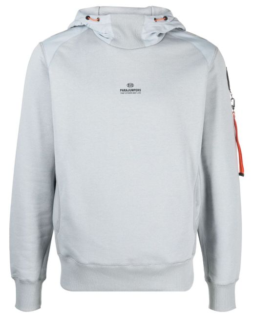 Parajumpers logo-print jersey hoodie
