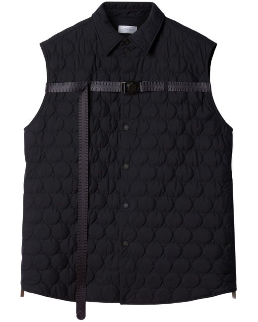 Off-White quilted buckled vest
