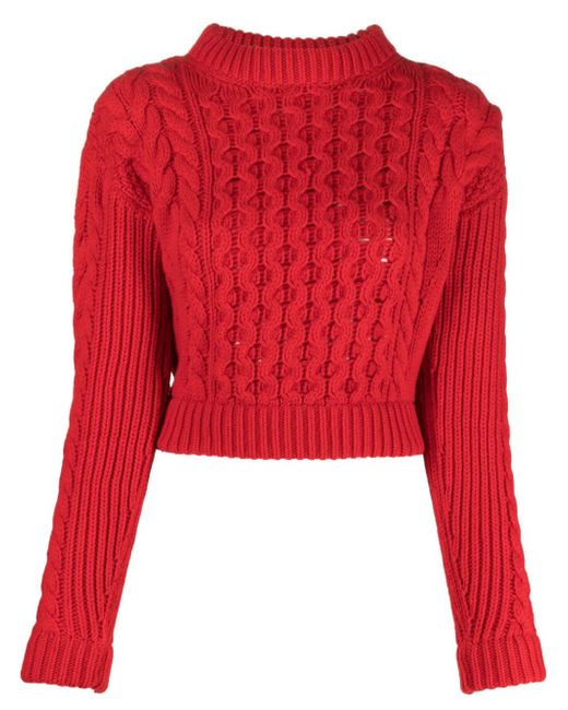 Patou merino wool-blend jumper