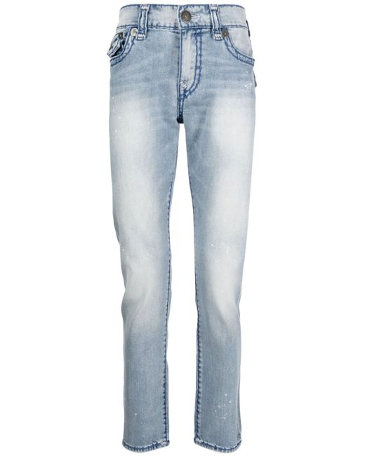 True Religion faded-effect skinny jeans