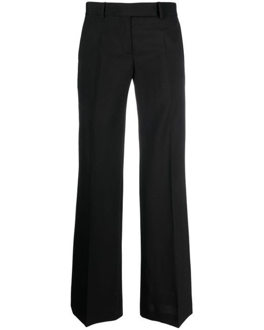 Quira mid-rise wide-leg tailored trousers