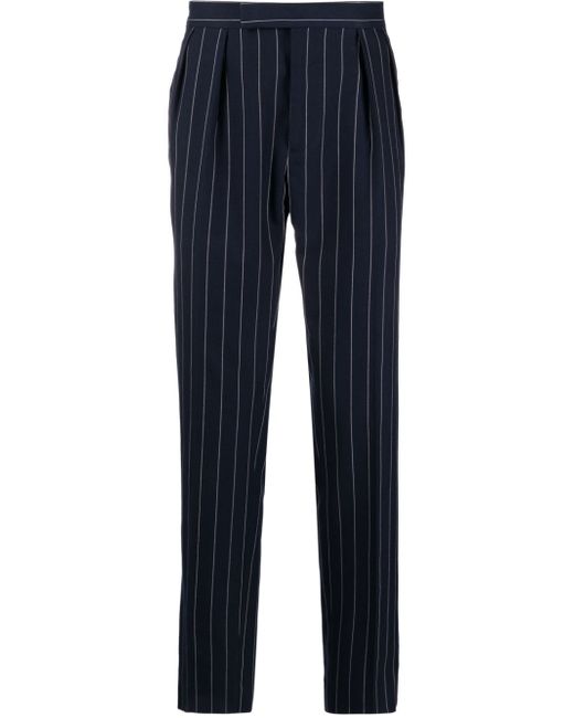 Polo Ralph Lauren pinstripe-pattern pleated trousers