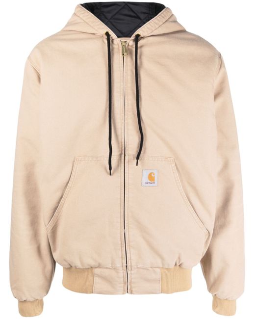 Carhartt Wip Active logo-patch hooded jacket