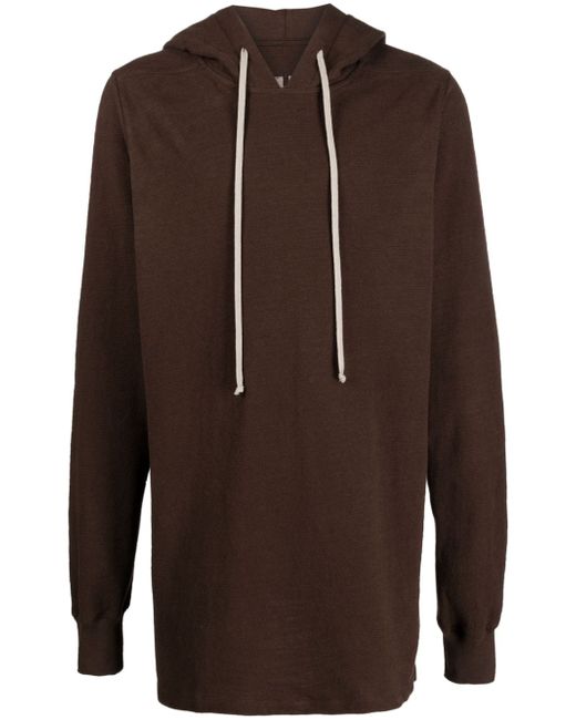 Rick Owens extra-long sleeve hoodie