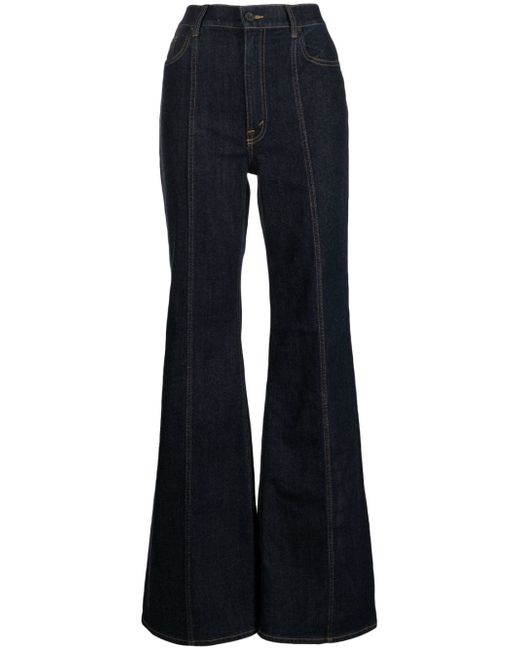 Polo Ralph Lauren seam-detailed flared jeans