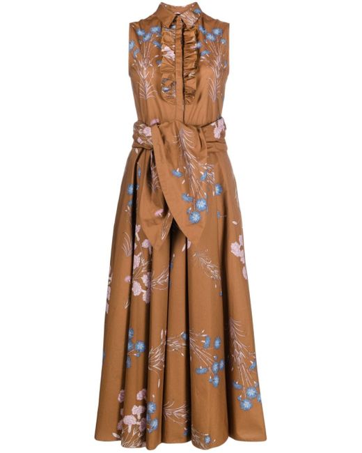 Giambattista Valli floral-print midi dress