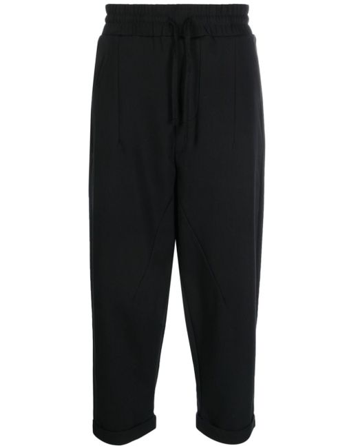 Thom Krom drawstring cotton blend cropped trousers