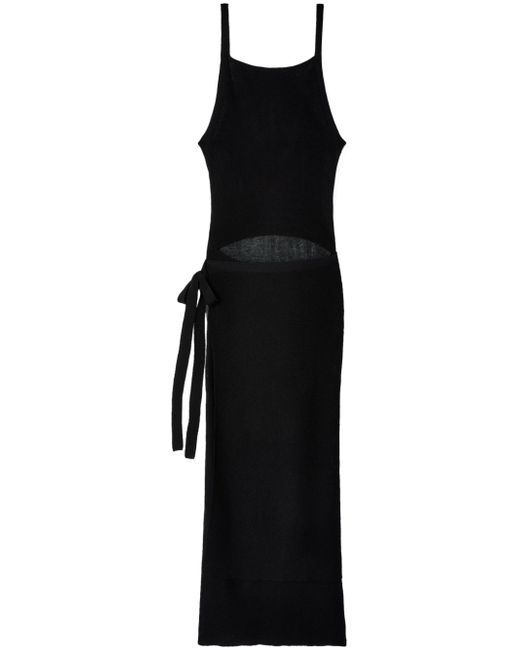 Eckhaus Latta cut-out detailing sleeveless dress