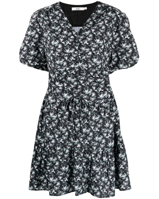 b+ab floral-print short-sleeved dress