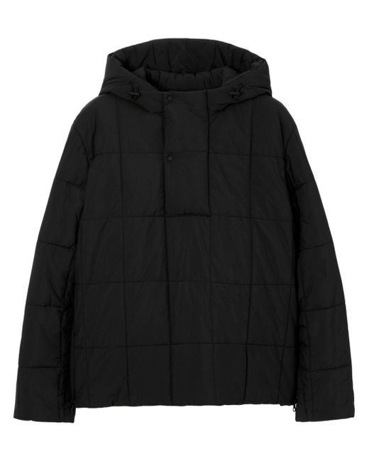 Burberry half-zip quilted padded jacket