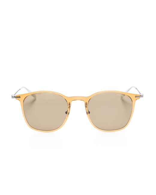 Montblanc round-frame tinted sunglasses
