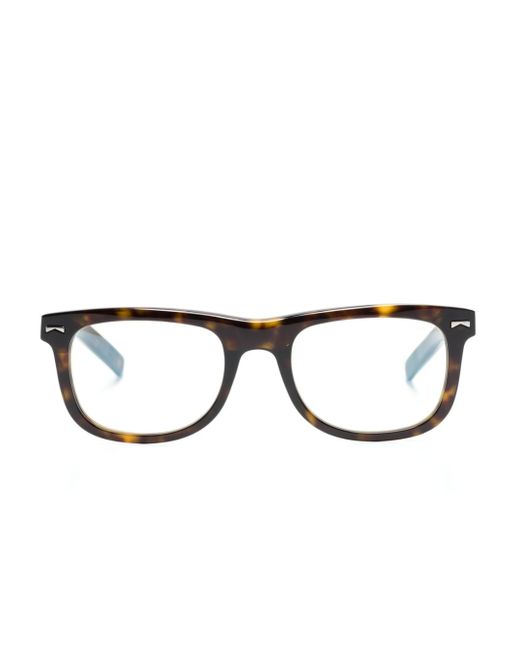 Montblanc tortoiseshell square-frame glasses