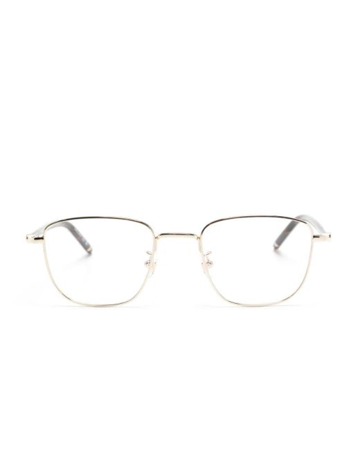 Montblanc tortoiseshell-effect square-frame glasses
