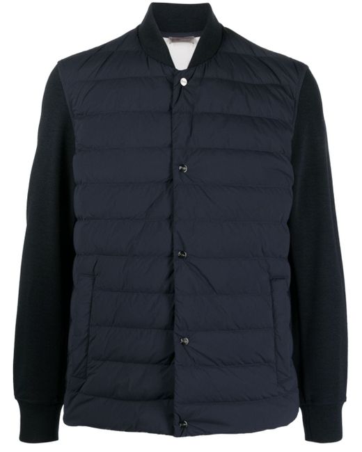 Herno contrasting-sleeves padded jacket