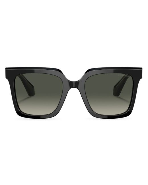 Giorgio Armani oversize-frame gradient-lenses sunglasses
