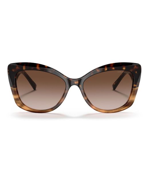 Giorgio Armani logo-print cat-eye frame sunglasses