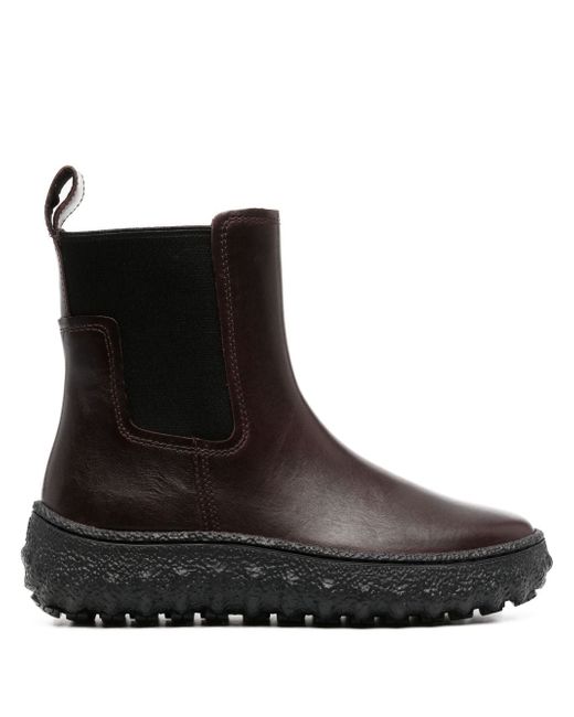Camper Ground leather ankle boots