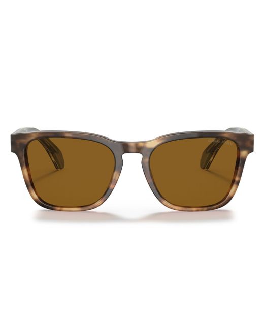 Giorgio Armani square frame tinted sunglasses