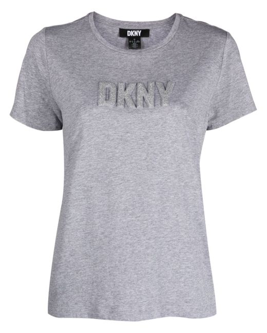 Dkny raised-logo cotton T-shirt