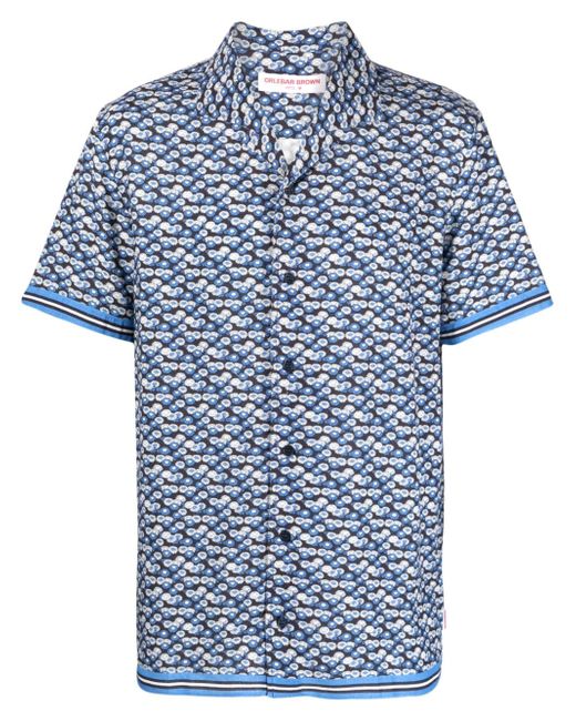 Orlebar Brown Hibbert floral-print shirt