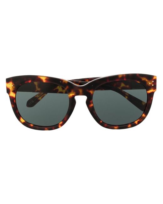 Linda Farrow Jenson tortoiseshell-frame sunglasses