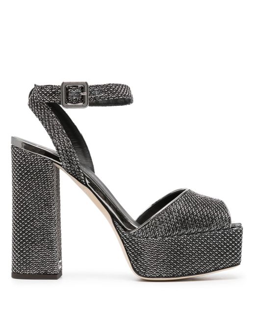 Giuseppe Zanotti Design 120mm metallic-finish leather sandals