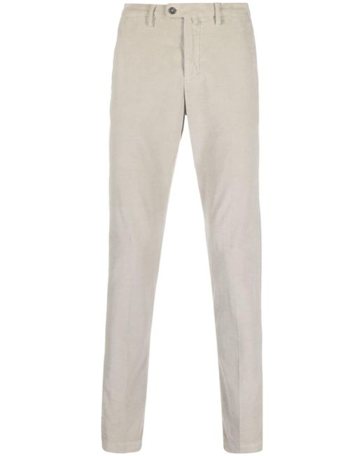 Corneliani slim-cut corduroy trousers