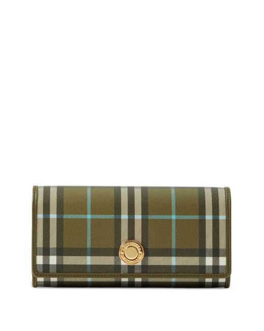 Burberry Vintage-check continental wallet
