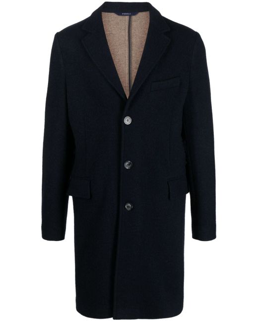 Fedeli single-breasted cashmere coat