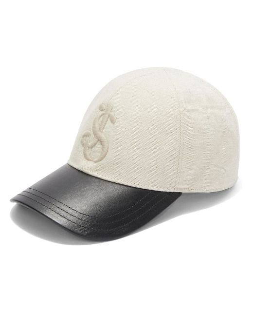 Jil Sander logo-embroidered baseball hat