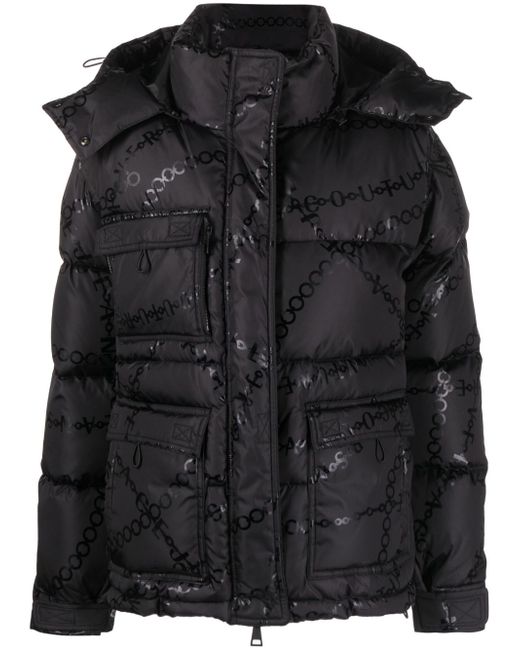 Versace Jeans Couture chain-print puffer jacket