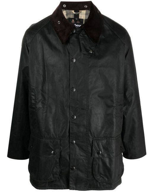 Barbour single-breasted button-fastening coat