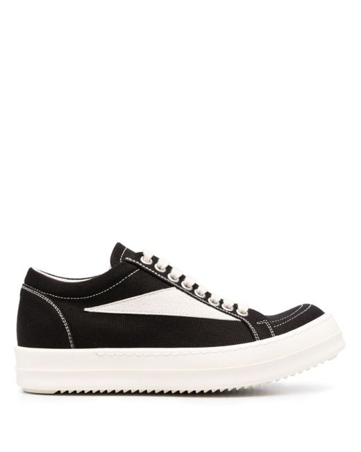 Rick Owens DRKSHDW panelled lace-up sneakers