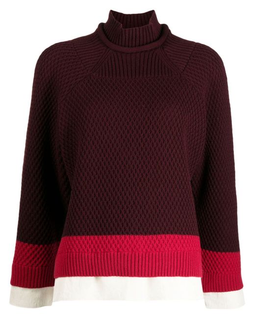 Undercover intarsia-knit jumper