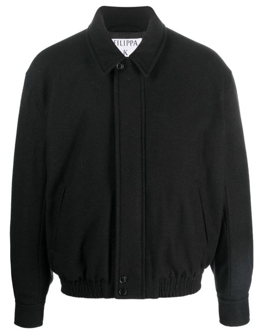 Filippa K merino wool-blend bomber jacket
