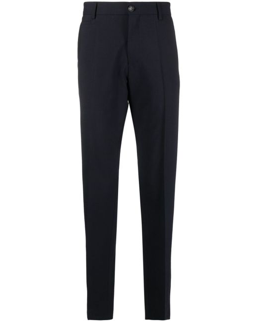 Boss mid-rise tapered tailored trousers