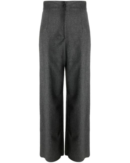 Emporio Armani straight-leg high-waist trousers