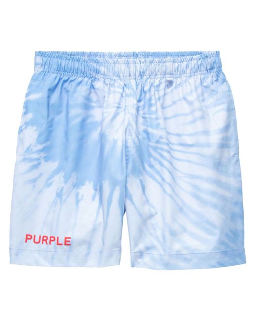 Purple Brand All-Around tie-dye shorts