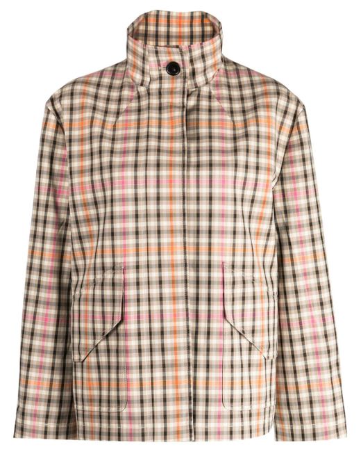 PS Paul Smith Cocoon checked cargo jacket