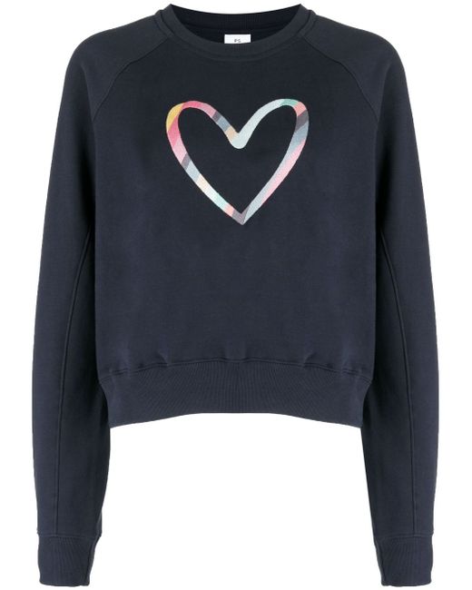 PS Paul Smith Spray Swirl Heart-print sweatshirt