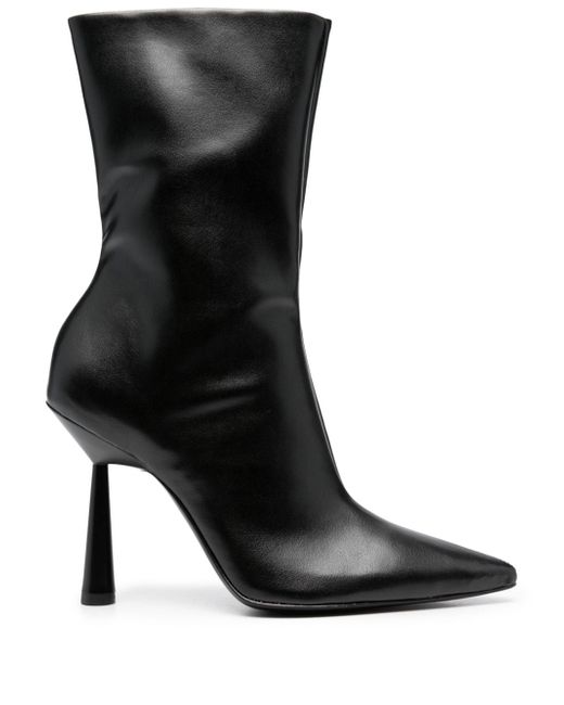 Giaborghini Rosie 110mm leather ankle boots