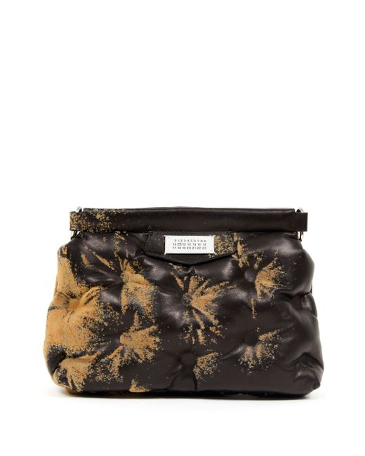 Maison Margiela abstract-print quilted shoulder bag