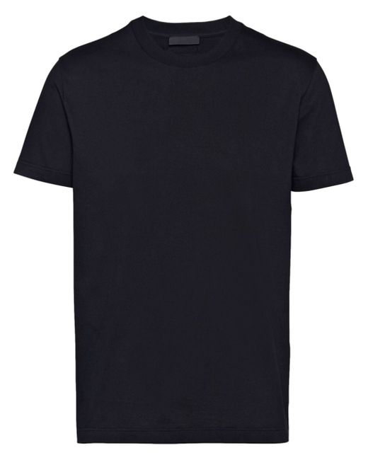 Prada triangle-logo short-sleeve T-shirt