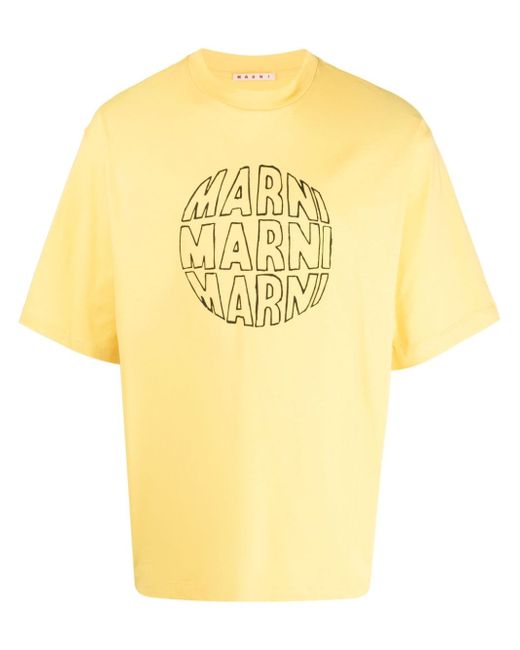 Marni logo-print T-Shirt