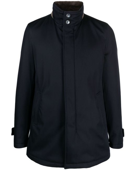 Herno stand-up collar wool jacket