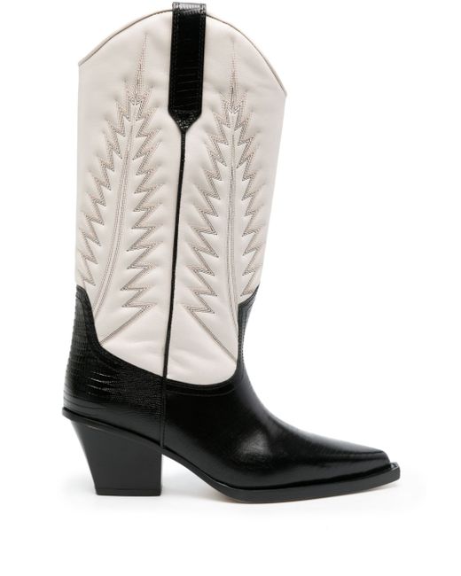 Paris Texas Rosario 72mm western leather boots