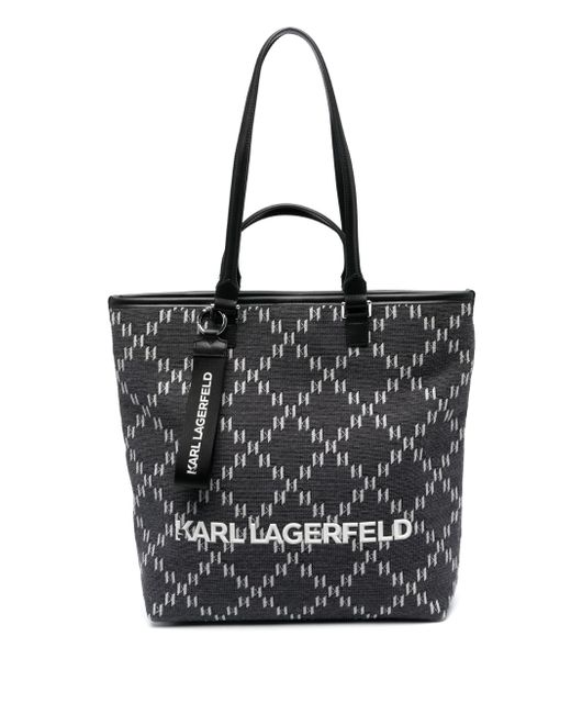 Karl Lagerfeld K jacquard-monogram tote bag
