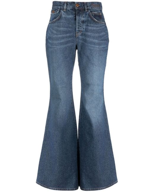 Chloé high-rise flared-leg jeans