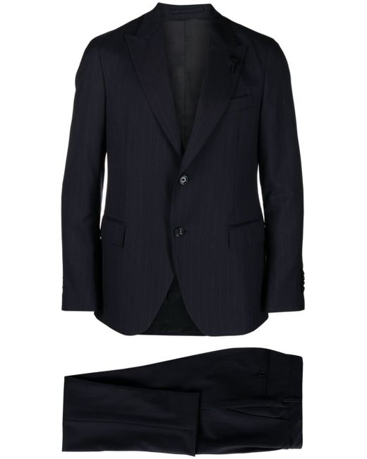 Lardini pinstripe-pattern single-breasted suit